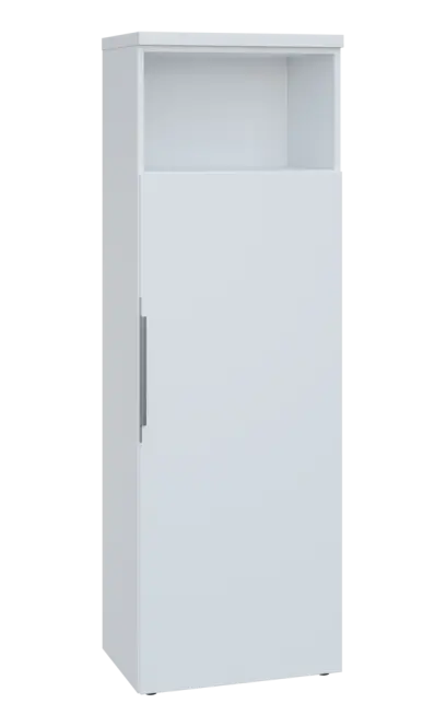 SIN 5 - 6DN kancelářská skříň, 1-dveřová/nika, pravá, 1820x600x400, bílá